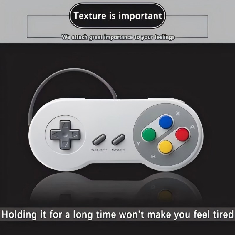 Retro Gaming Joystick - 2 ชิ้น USB เกมแพด เรโทรเกมมิ่งจอยสติ๊กคอนโทรลเลอร์แบบมีสายสำหรับเกมลินุกซ์พีซี NESPi