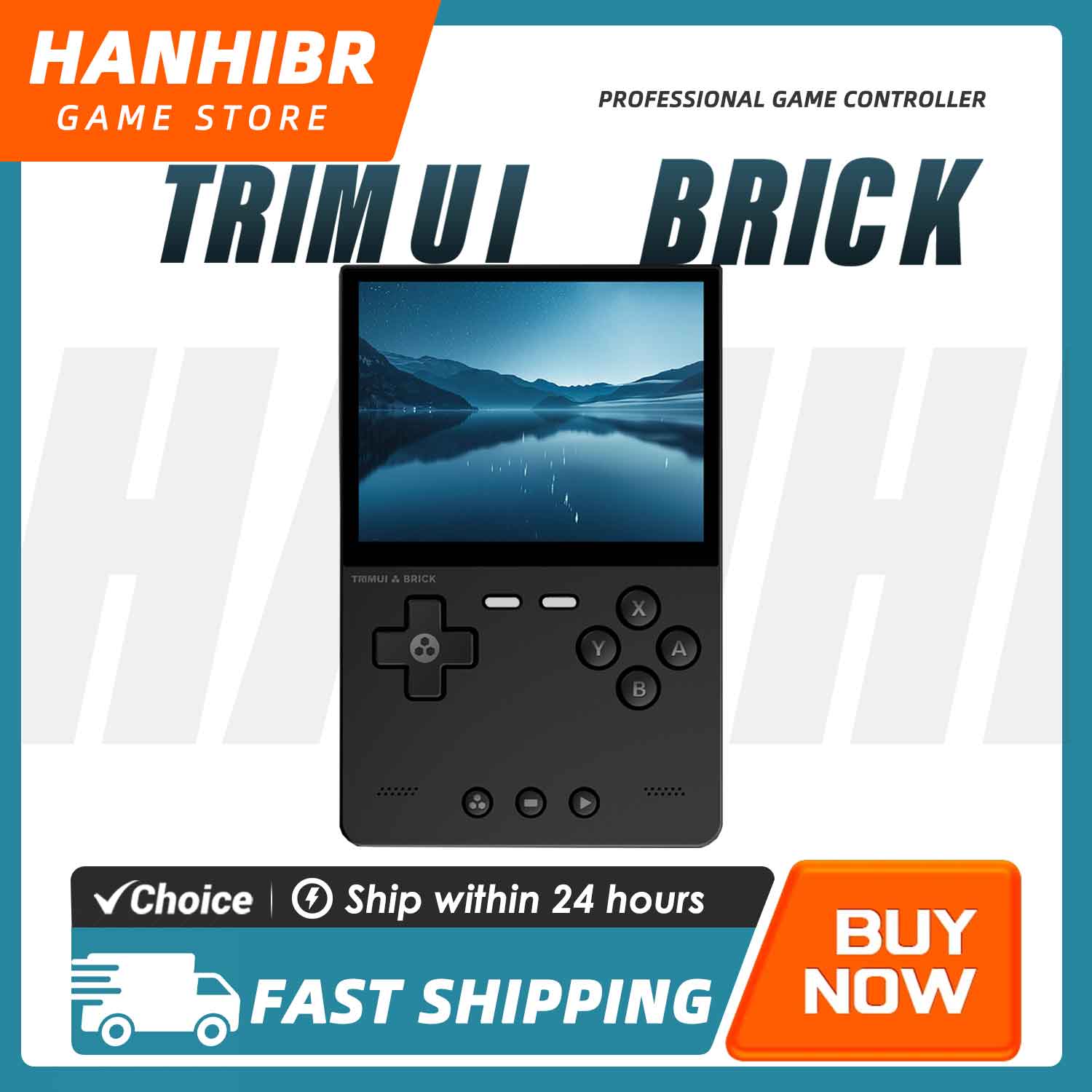 Retro Gaming Linux - เครื่องเล่นเกมพกพา TRIMUI BRICK CNC โลหะสไตล์เรโทร หน้าจอ
