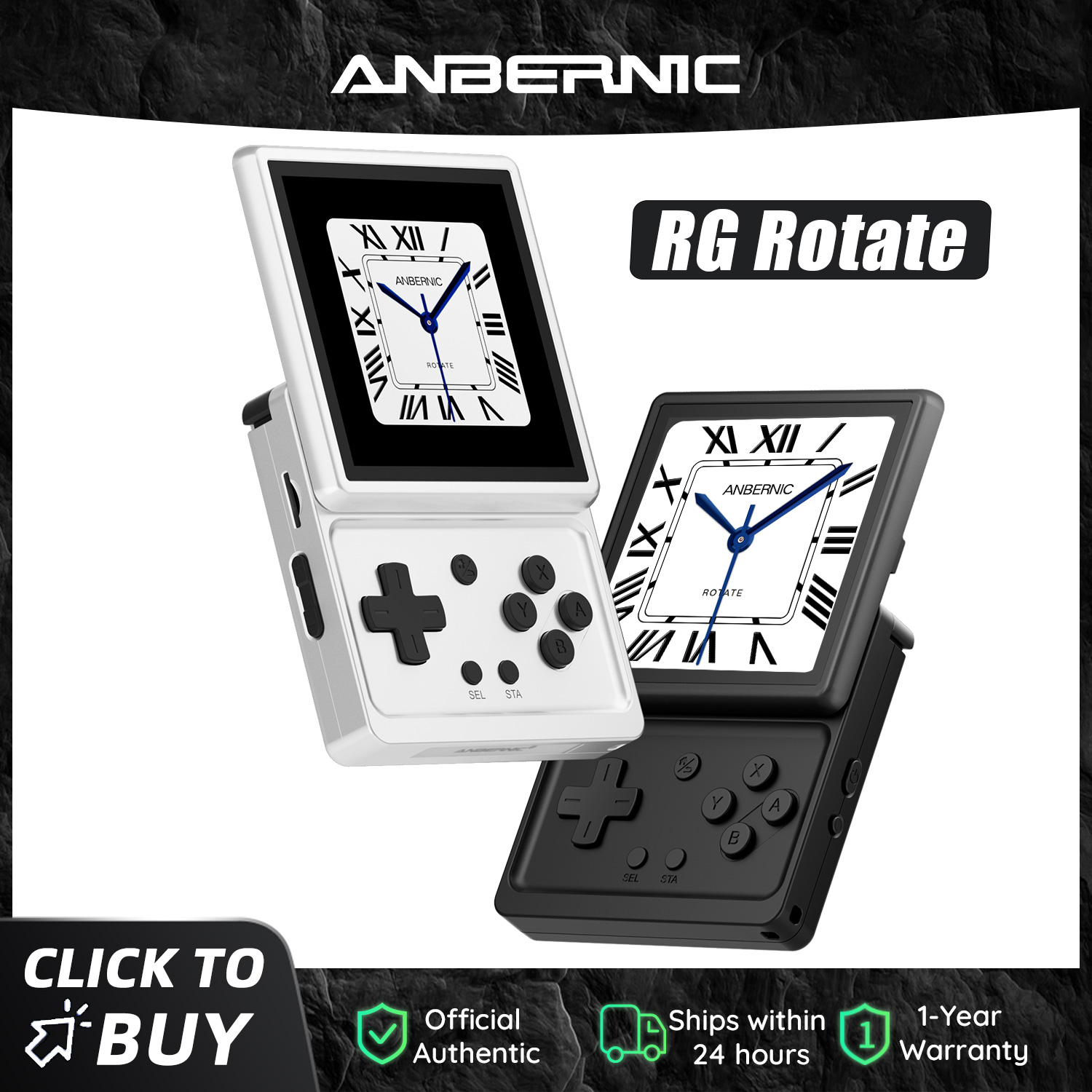 Retro Gaming Years - เครื่องเล่นเกมพกพา Anbernic RG Rotate Retro ระบบ
