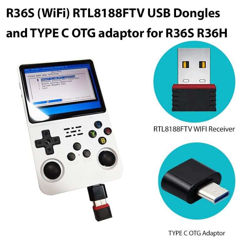 Retro Gaming In 2026 - ดองเกิล USB รุ่น 2026 R36S (WiFi)