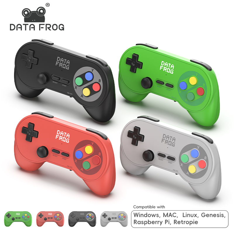 Retro Gaming Android - คอนโทรลเลอร์เกมไร้สาย Data Frog PC07 รุ่น Retro