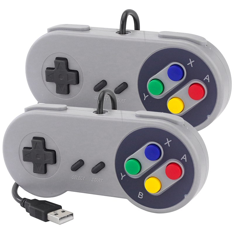 Retro Gaming With Raspberry Pi - 2PCS USB Gamepad จอยสติ๊กเกมคอนโทรลเลอร์เกม Retro Gamepads
