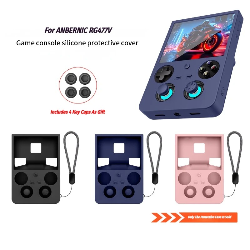 Retro Gaming In 2026 - สำหรับ ANBERNIC RG477V เคสซิลิโคนป้องกัน เคสป้องกันเครื่องเล่นเกมพกพาแบบย้อนยุค 2026