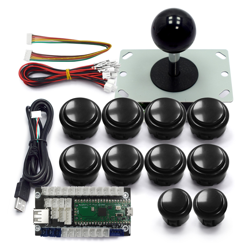 Retro Gaming With Raspberry Pi - สําเนาเกมอาเขต Sanwa DIY ชุด 8 WAY