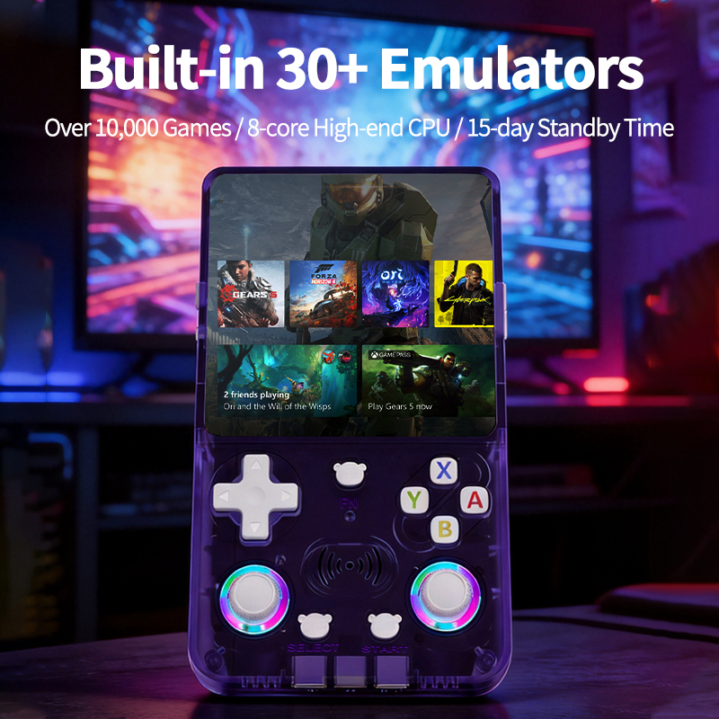 Retro Gaming Android - เครื่องเล่นเกมย้อนยุค-คอนโซลเกมพกพา หน้าจอ HD IPS ขนาด 4.2