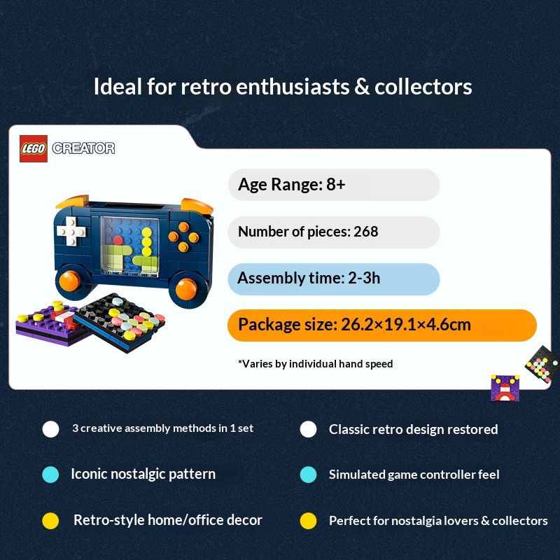 LEGO Creator 3in1 ตัวต่อ LG-31 - Retro Gaming Table บทวิจารณ์และราคา
