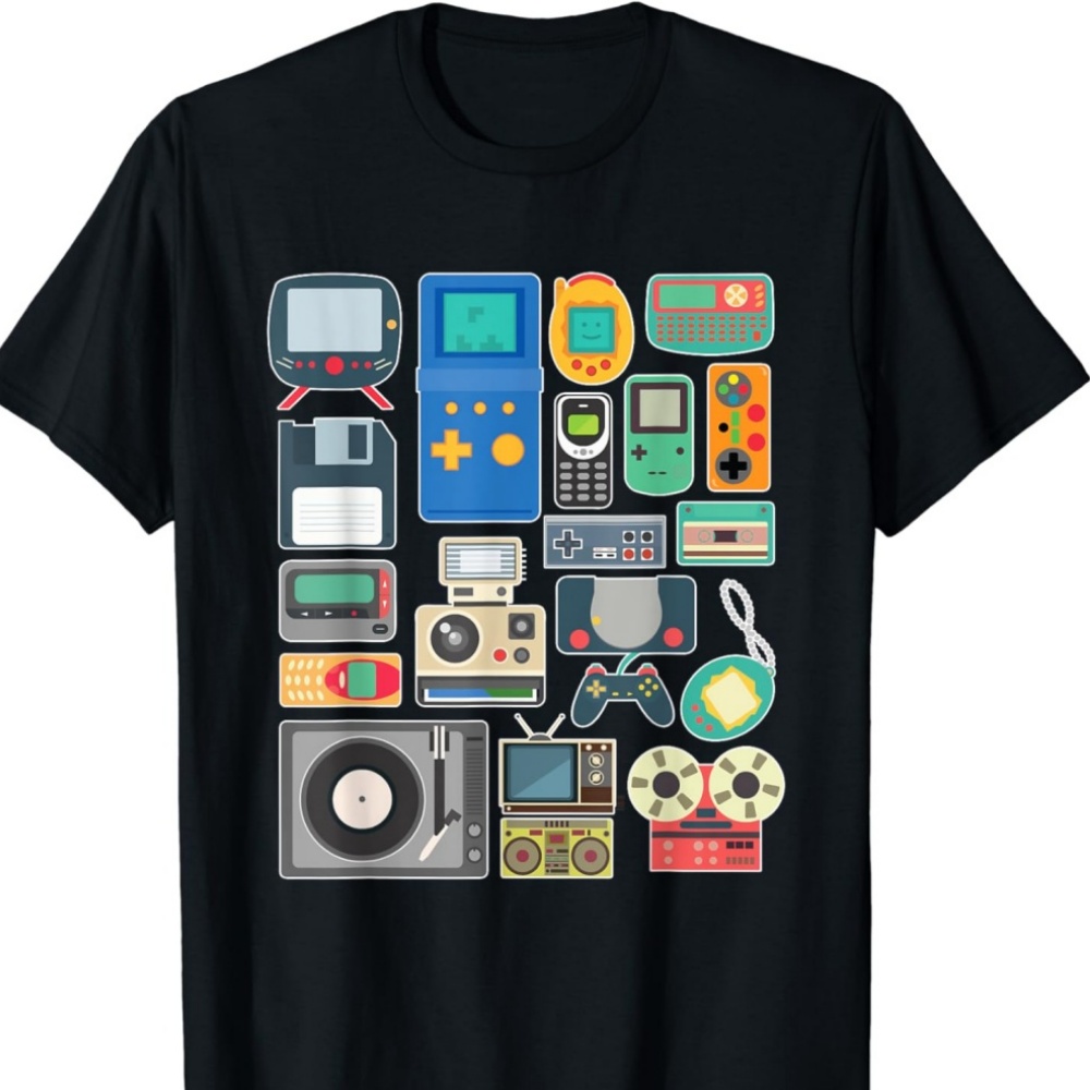 เสื้อยืดเกมเมอร์ตลกๆ ลายหุ่นยน - Retro Gaming In 2026 บทวิจารณ์และราคา
