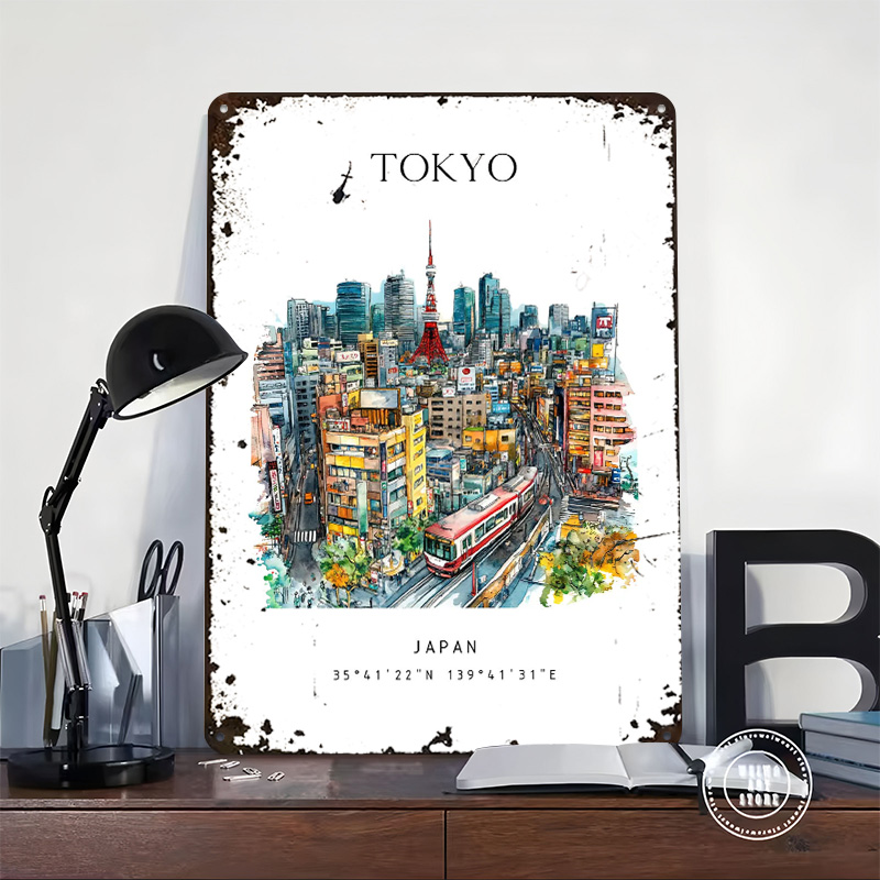 โปสเตอร์พิมพ์ลายท่องเที่ยวโตเก - Retro Gaming Tokyo บทวิจารณ์และราคา