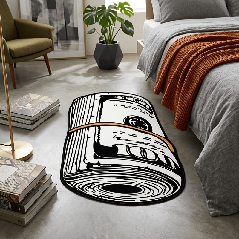 พรมลายธนบัตรแบบม้วนสไตล์อเมริก - Retro Gaming Rug บทวิจารณ์และราคา