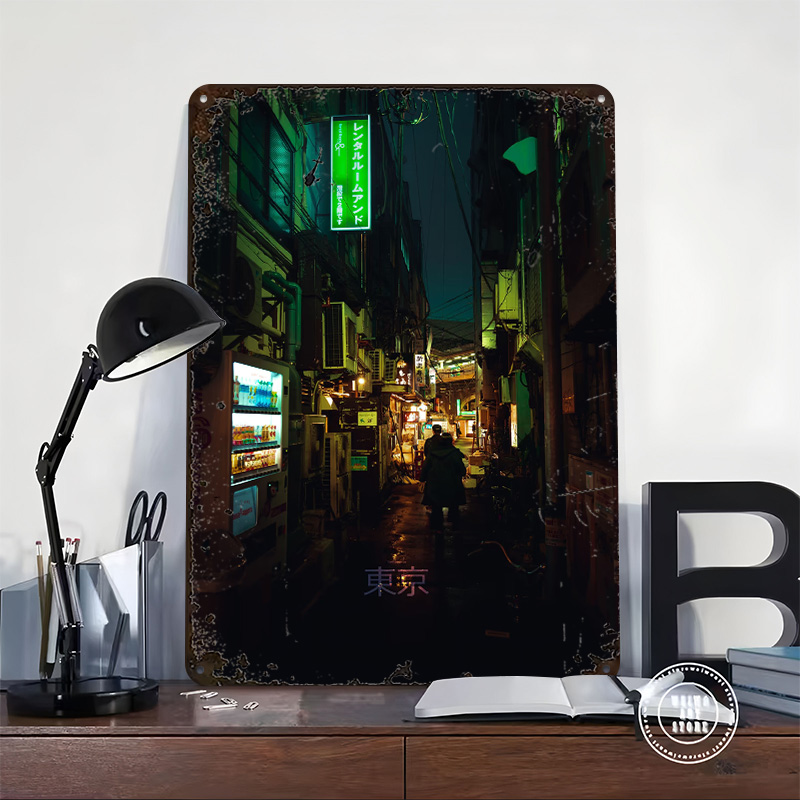 โตเกียวแบ็คสตรีท โปสเตอร์พิมพ์ - Retro Gaming Tokyo บทวิจารณ์และราคา