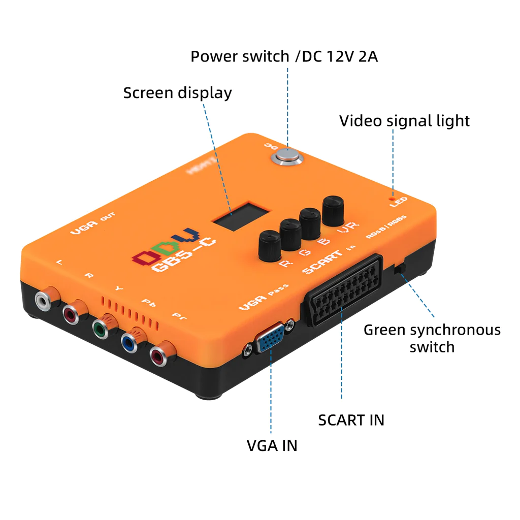 ตัวแปลงสแกน ODV-GBS-C vga/scar - Retro Gaming Years บทวิจารณ์และราคา