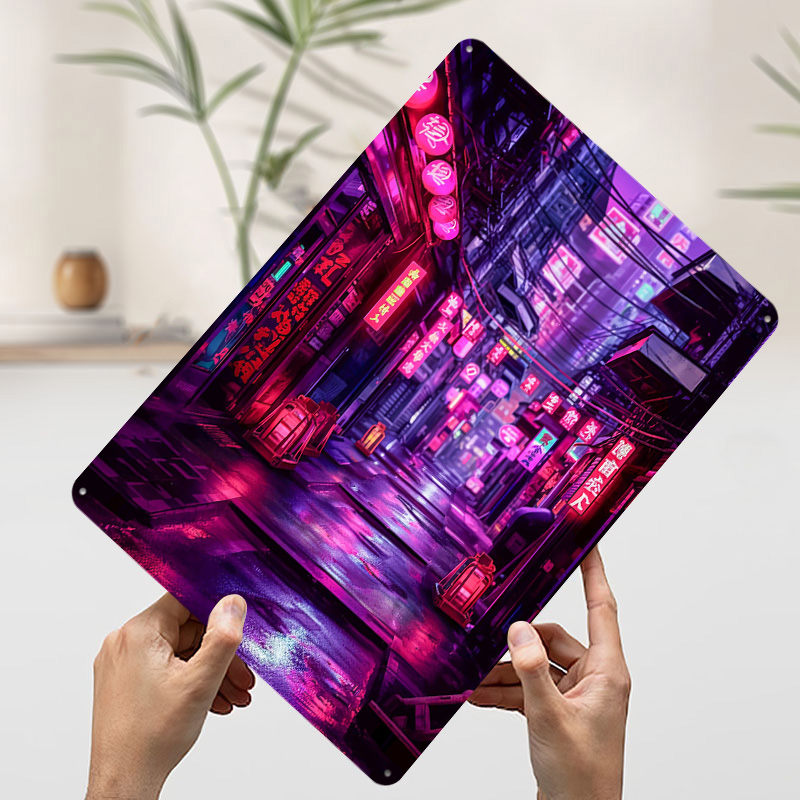 ป้ายโลหะวินเทจลาย Tokyo Nights - Retro Gaming Tokyo บทวิจารณ์และราคา
