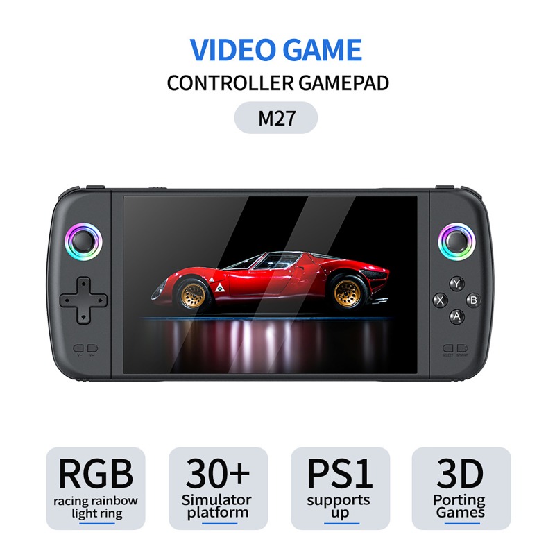 เครื่องเล่นเกมพกพา M27 รุ่นเรโ - Retro Gaming Linux บทวิจารณ์และราคา