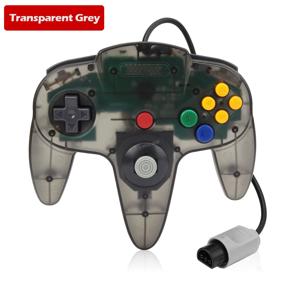 8 สีแบบมีสายGamepadสําหรับN64  - Retro Gaming Joystick บทวิจารณ์และราคา