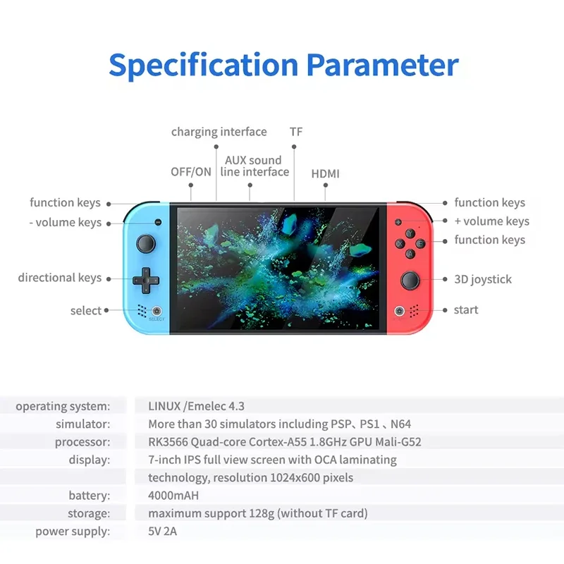 เครื่องเล่นเกมพกพา S M20 Pro ห - Retro Gaming Console บทวิจารณ์และราคา