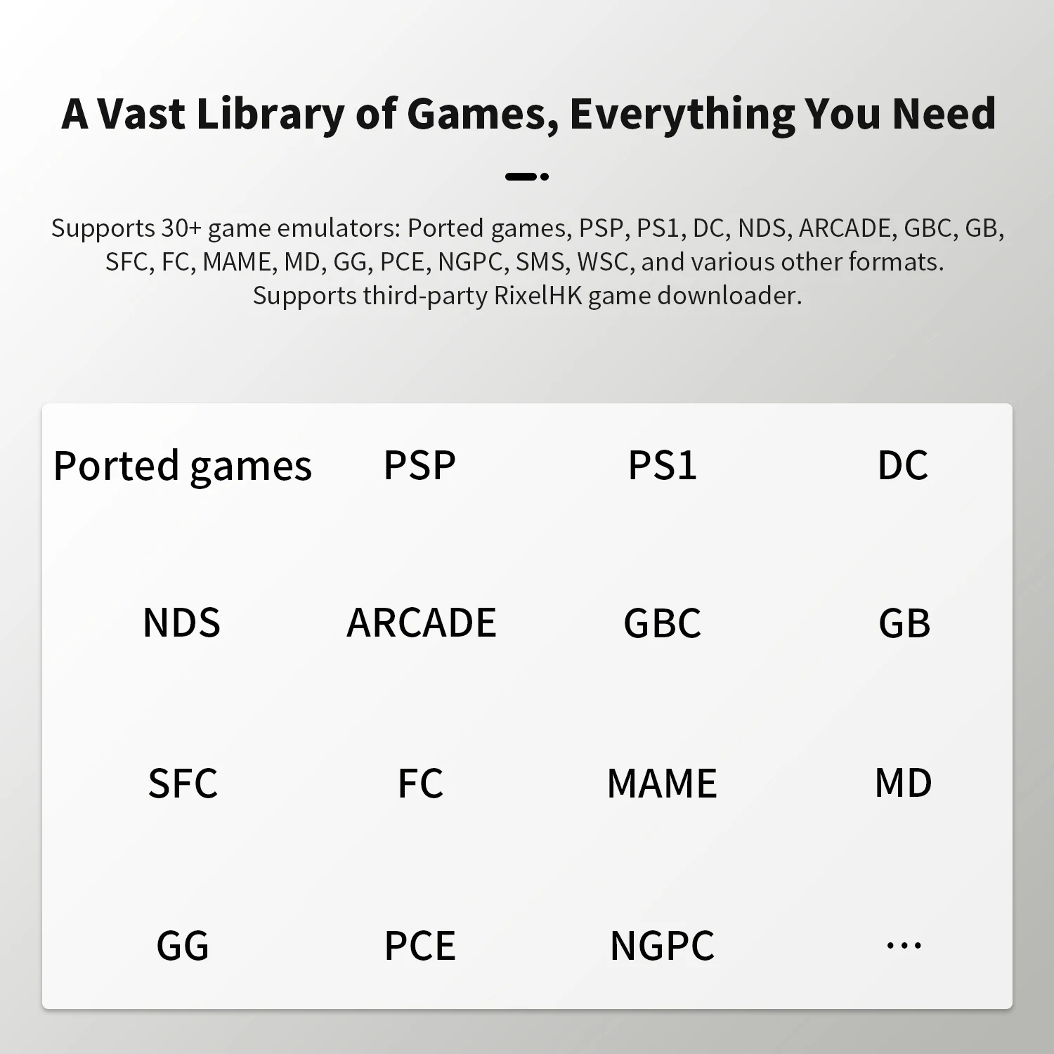 เครื่องเล่นเกมพกพา Anbernic RG - Retro Gaming Years บทวิจารณ์และราคา