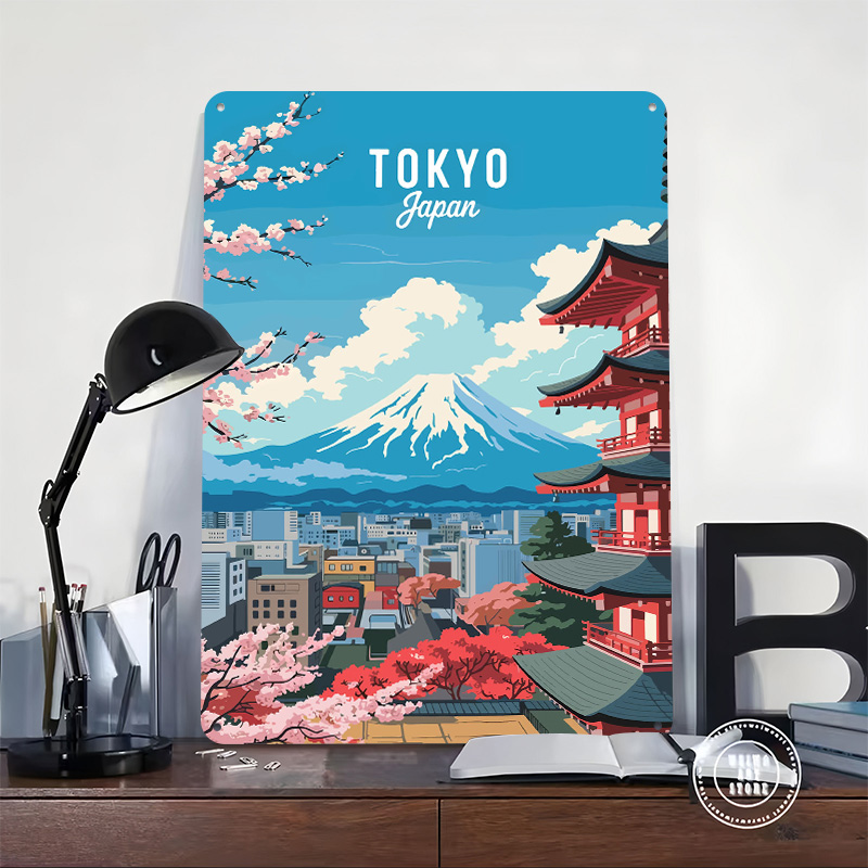 ป้ายโลหะตกแต่งผนังสไตล์เรโทร โ - Retro Gaming Tokyo บทวิจารณ์และราคา
