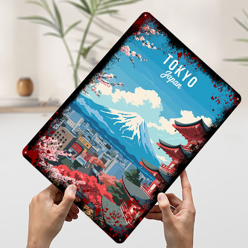 ป้ายโลหะตกแต่งผนังสไตล์เรโทร โ - Retro Gaming Tokyo บทวิจารณ์และราคา
