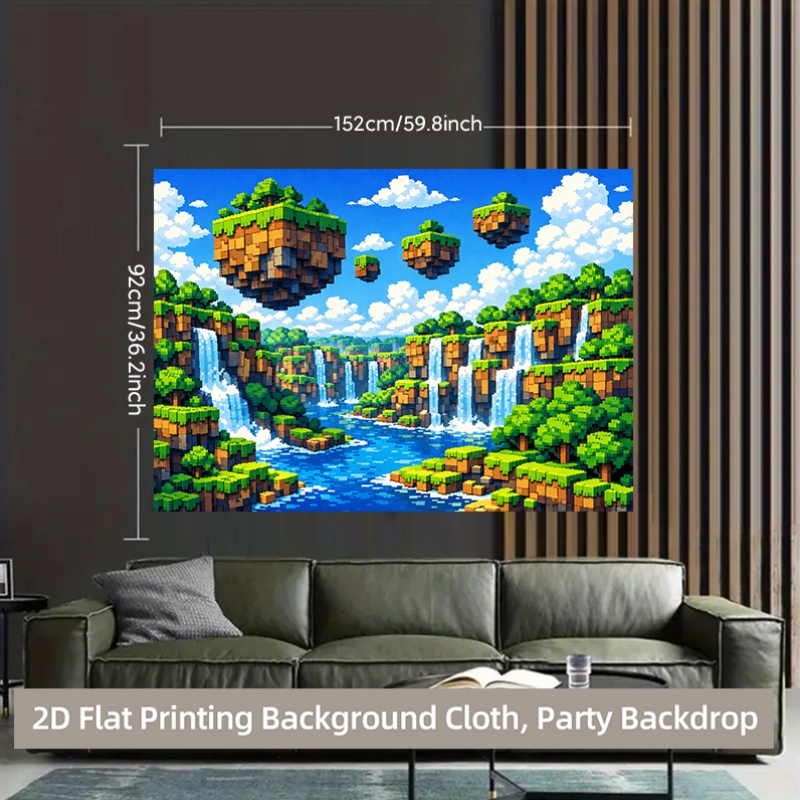 แบนเนอร์ฉากหลัง 2D แบบแบน 1 ชิ - Retro Gaming Banner บทวิจารณ์และราคา