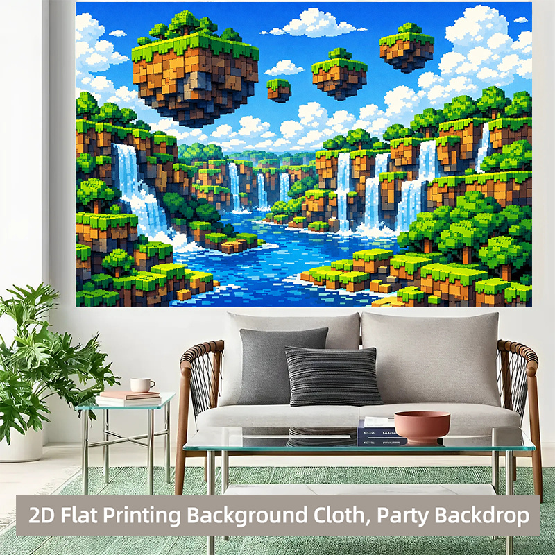 แบนเนอร์ฉากหลัง 2D แบบแบน 1 ชิ - Retro Gaming Banner บทวิจารณ์และราคา