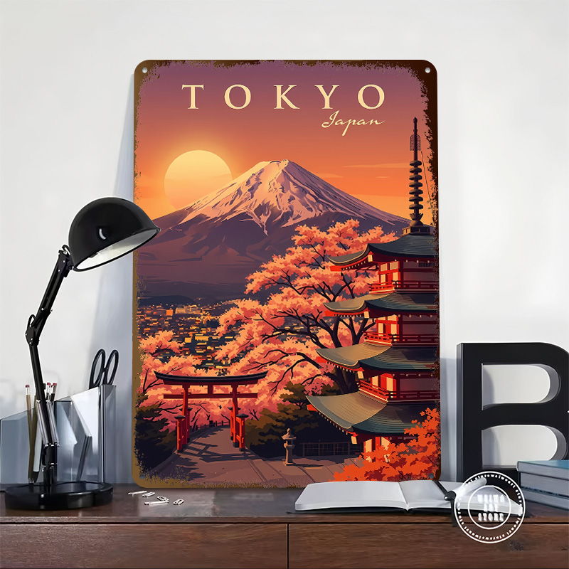 ป้ายโลหะวินเทจลายท่องเที่ยวโตเ - Retro Gaming Tokyo บทวิจารณ์และราคา