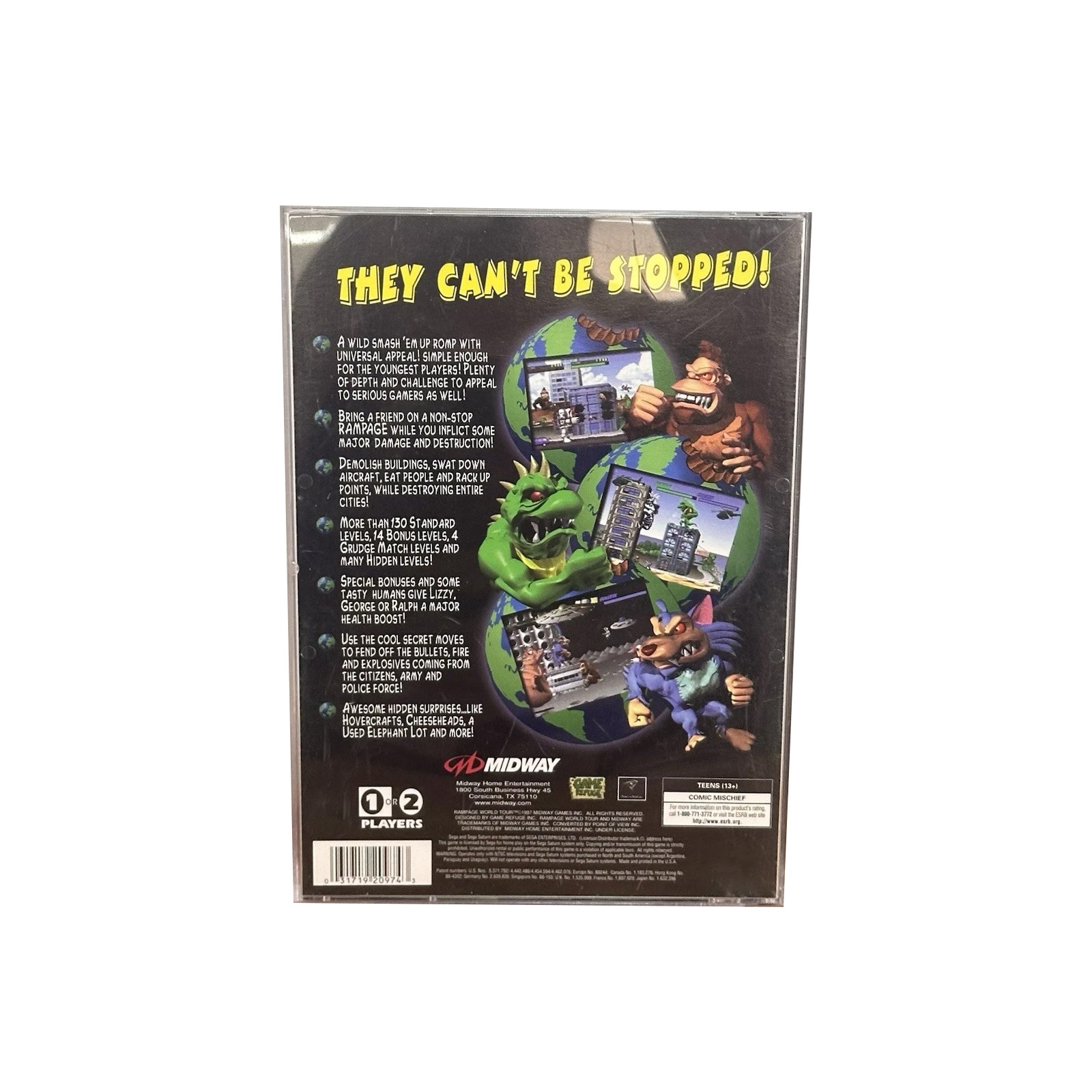 เกม Saturn Copy Disc Rampage W - Retro Gaming Console บทวิจารณ์และราคา