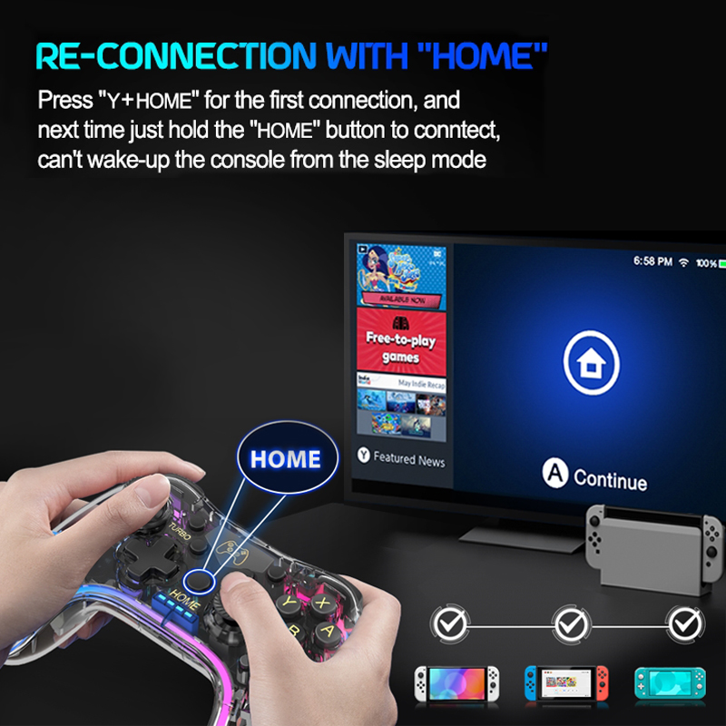 คอนโทรลเลอร์เกมไร้สาย RGB สไตล - Retro Gaming Android บทวิจารณ์และราคา