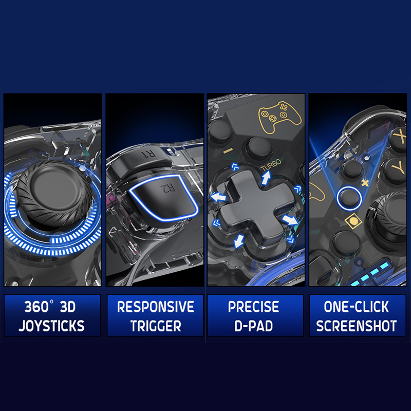 คอนโทรลเลอร์เกมไร้สาย RGB สไตล - Retro Gaming Android บทวิจารณ์และราคา