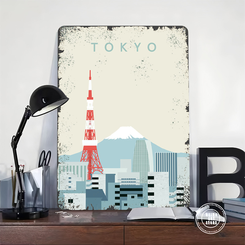 ป้ายโลหะพิมพ์ลาย 3 มิติ ลายโตเ - Retro Gaming Tokyo บทวิจารณ์และราคา