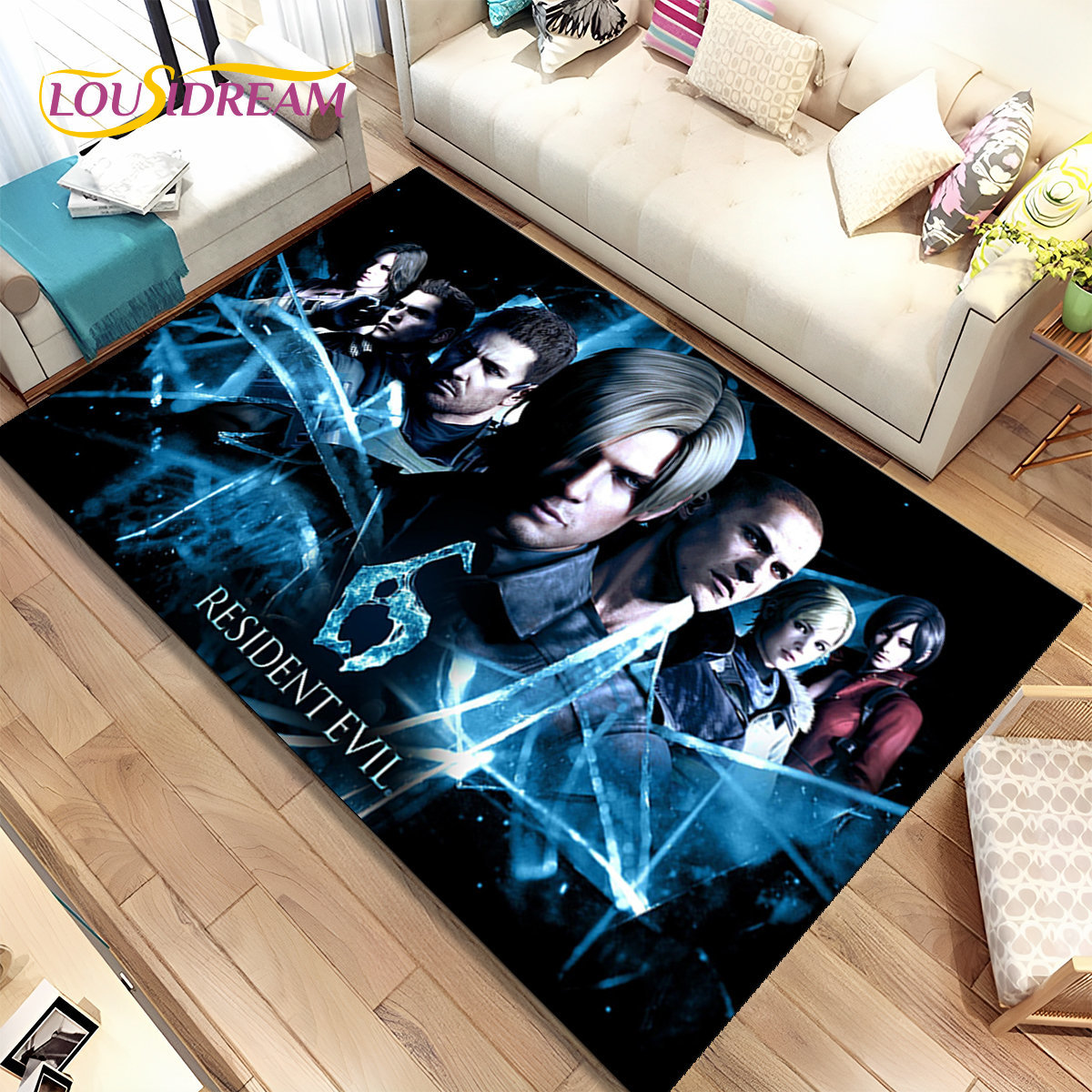พรมปูพื้นกันลื่นสำหรับเด็กเล่น - Retro Gaming Rug บทวิจารณ์และราคา