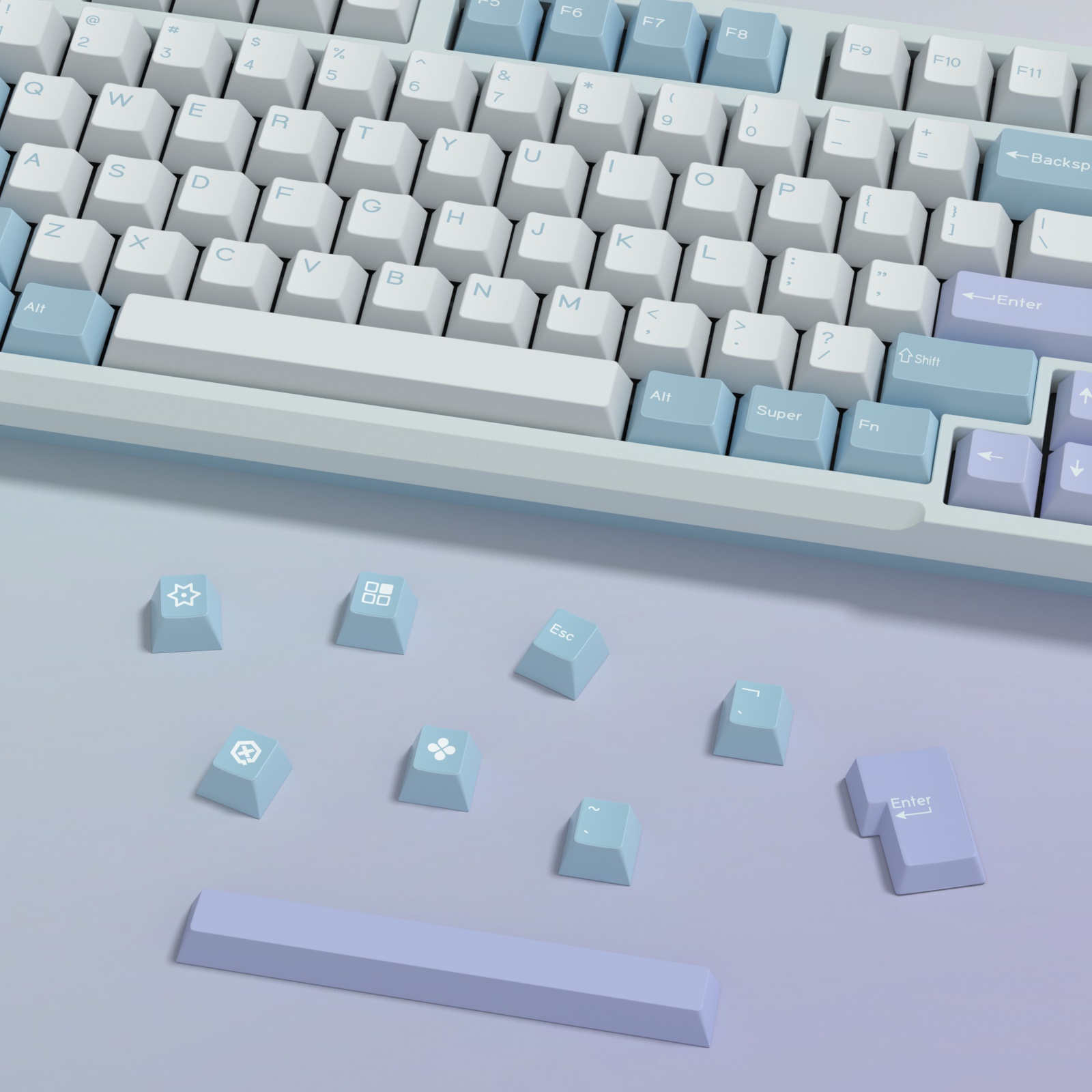 KBDiy GMK ภาพลวงตา Keycap โปรไ - Retro Gaming Laptop บทวิจารณ์และราคา