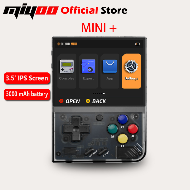 MIYOO Mini PlusแบบพกพาRetroคอน - Retro Gaming Linux บทวิจารณ์และราคา